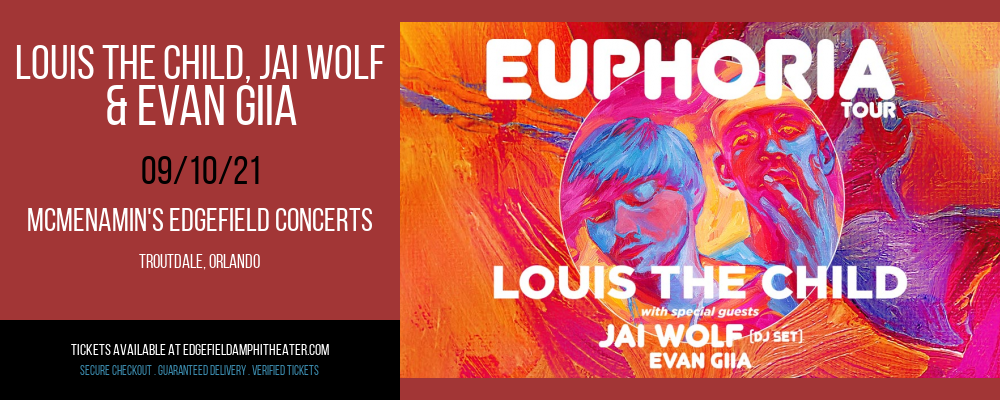 Louis The Child, Jai Wolf & Evan Giia at McMenamin's Edgefield Concerts