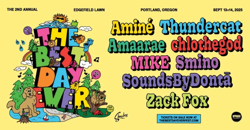 The Best Day Ever Festival at McMenamins Historic Edgefield Amphitheater